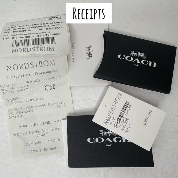 Coach Harmony Colorblock Chalk Beige Glovetanned Leather Hobo 53353 Bag - Picture 16 of 16